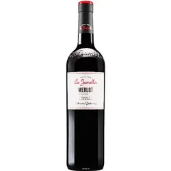 Les Jamelles Merlot 2023 - 18er Set, Versandkostenfrei! - Rotweine mit komplexen Aromen von schwarzen Beeren und einem rauchigen, würzigen Duft. Ideal zu leichten Fleischgerichten und Pasta. Ausgezeichnet mit Medaillen!