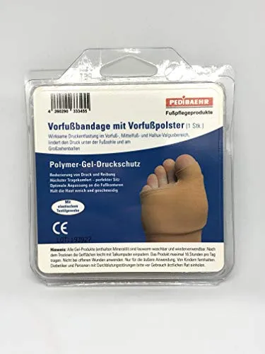 Pedibaehr Vorfußbandage mit Vorfußpolster (klein)