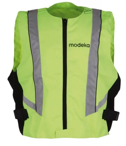 Modeka Basic Warnweste, gelb, Größe 2XL für Männer