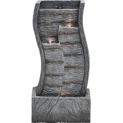 Granimex Wasserwand Mira mit Pumpe und LED-Beleuchtung