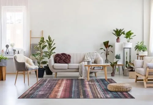 MY-RUG Outdoor Teppich Jasper 160x230cm - Wetterfester Teppich für Balkon und Terrasse, maschinenwaschbar bis 30°C und mit rutschfester Unterseite für sicheren Halt.