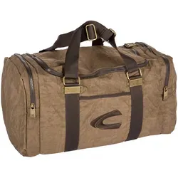 camel active Journey Herren Reisetasche Weekender Groß Beige - Herren Reisetasche, ideal für Kurzreisen mit viel Stauraum und robustem Design, ausgestattet mit verstellbaren Schulterriemen für individuellen Tragekomfort.