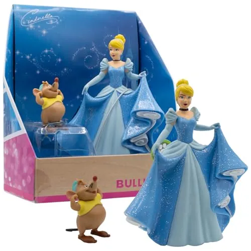 Bullyland 13438 - Spielfiguren Set Cinderella und Karli, detailgetreu und ideal als Geschenk für Kinder ab 3 Jahren