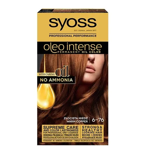 Syoss Oleo Intense Permanent-Haarfarbe 6-76 Warm Copper