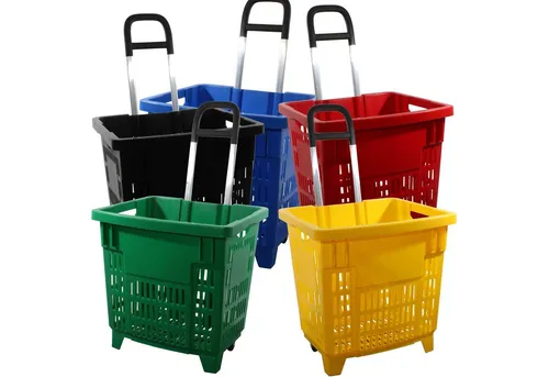 GERSO Einkaufskorb mit Rollen 55L