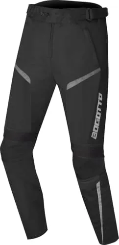 Bogotto Blaze-Air Motorrad Textilhose, schwarz/grau, 2XL