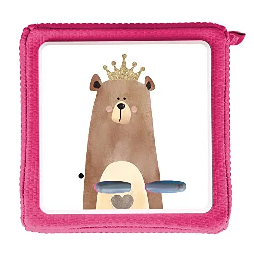 MeinBaby123® Schutzfolie kompatibel mit Toniebox | Schutzcover selbstklebend | Premium Qualität | Aufkleber passgenau I Folie Sticker I Toniebox Zubehör (Bär V3)