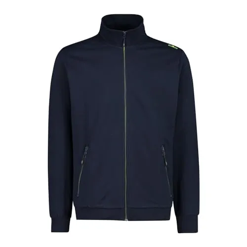 CMP MAN Jacket b.blue-acido (10NH) 54 – Herren Freizeitjacke - Outdoor Freizeitjacke aus Stretch-Gewebe mit hohem Kragen, ideal für entspannte Momente. Ein Must-have für aktive Männer, bequem und stylisch!