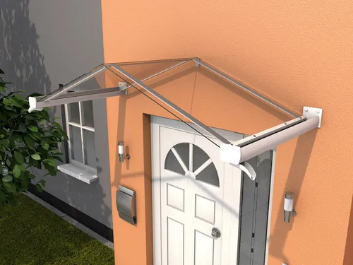 Gutta Giebelvordach GV/T Weiß 7210606 von Gutta