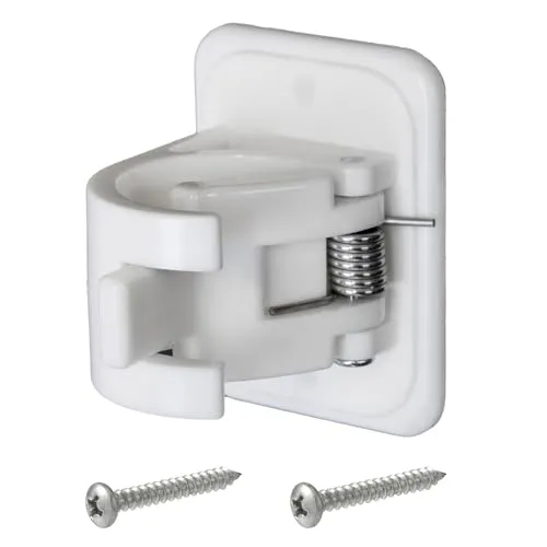 Pro Tackle Rod Rack Wandrutenhalter für 1 Rute - Blankschonender Rutenhalter für einfache und platzsparende Lagerung