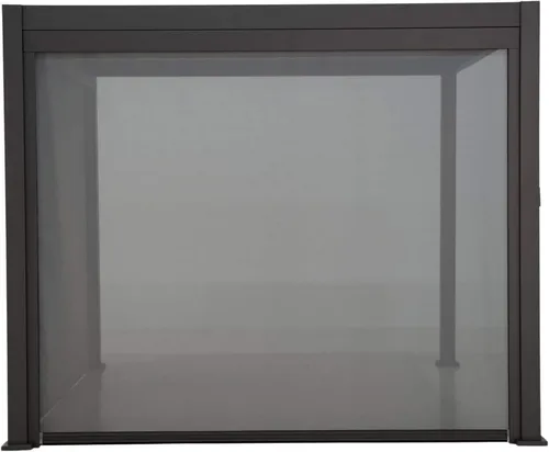 Sonnenrollo Mirador 4 m Anthrazit - Terrassenüberdachungen – Witterungsbeständiges Sonnenrollo mit stabilen Führungsschienen für individuellen Sonnenschutz und einfache Bedienung.