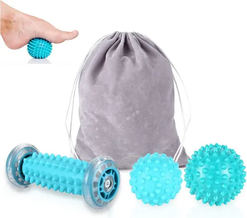 SinLaw Massageball Massage Set, Fußmassage 3er Set, Fußmassagegerät, 1-tlg., Igelbälle zur Ganzkörpermassage