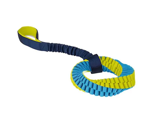 Trainingsspielzeug Coachi TUGGI HELIX Blau - interaktives Spielzeug für Hunde, trendiges Design und fördert die Bindung zwischen Mensch und Tier