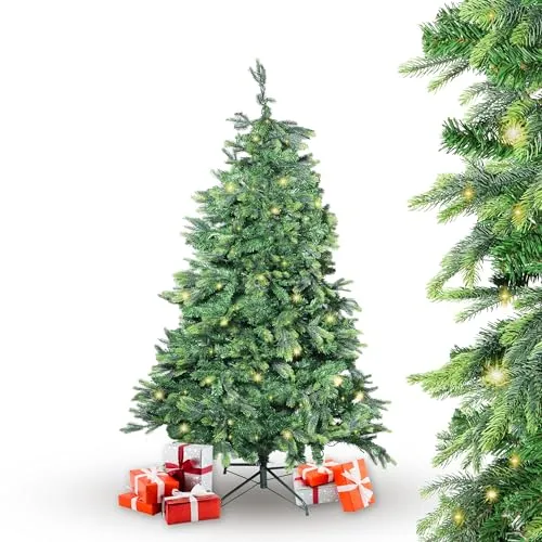 Gartenpirat Künstlicher Weihnachtsbaum BonTree Tanne 180 cm mit Beleuchtung 210 LED warmweiß Christbaum künstlich