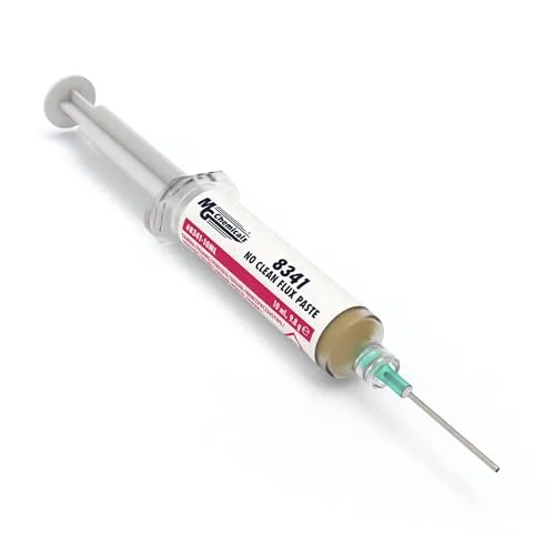 MG Chemicals 8341-10ML Keine saubere Flussmittelpaste, 10 ml pneumatischer Spender (komplett mit Kolben und Dosierspitze)