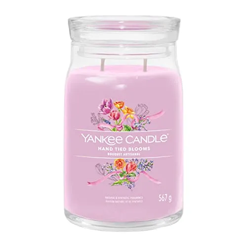 Hand Tied Blooms Signature Large Jar 567g 2-Docht - Kerzen mit handgemachten Blumen, die für Freude sorgen und einen intensiven Blumenduft im Raum verbreiten. Ideal für eine gemütliche Atmosphäre.
