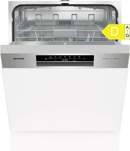Gorenje GI 642 D60X Teilintegrierbarer Geschirrspüler - Geschirrspüler für 14 Maßgedecke mit TotalDry-Funktion für automatische Türöffnung und 6 Programme, ideal für jede Haushaltsgröße.