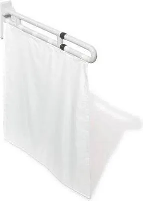 HEWI Duschvorhang „Serie 801“ – 94 × 96,7 cm Reinweiß von HEWI