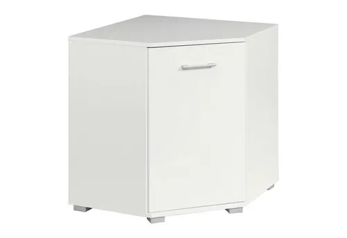 Eckkommode, weiß von priess