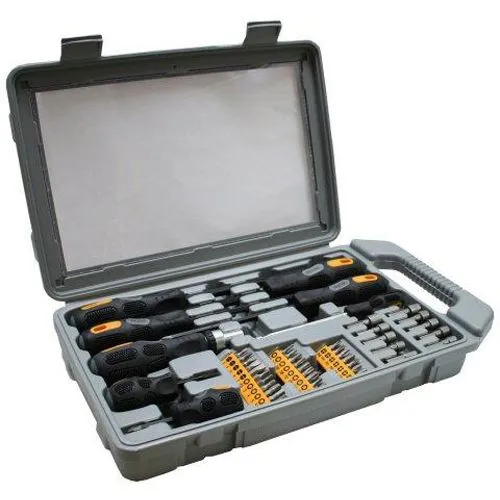 45-teiliges Schraubendreher-Bit-Set - Zubehör für vielseitige Anwendungen, ideal für Hobbybastler und Profis durch die umfangreiche Bit-Auswahl.