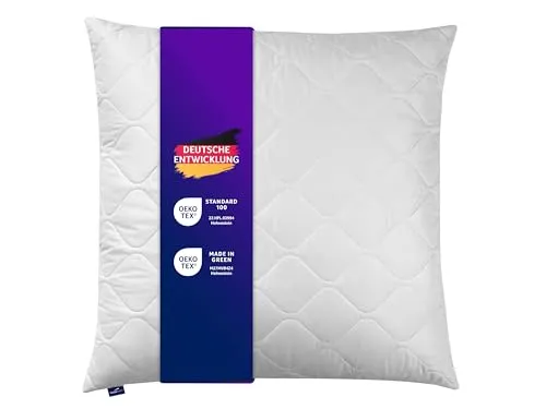 Traumnacht Cozy Kopfkissen 80x80 cm – Soft-Touch Mikrofaser