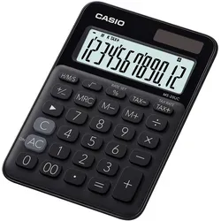 Casio MS-20UC-BK Taschenrechner Desktop Einfacher Taschenrechner Schwarz