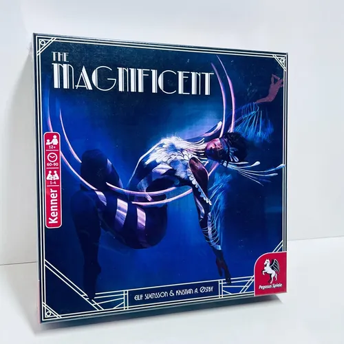 Pegasus Spiele - The Magnificent - Strategisches Spielvergnügen - Gesellschaftsspiel mit innovativem Spielmechanismus und fesselndem Thema für spannende Spielabende mit Freunden und Familie.