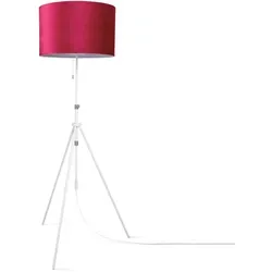 Elegante Pendelleuchte Stehleuchte Dreibein mit Velours Lampenschirm E27 - Stilvolle Stehlampe mit edlem Velours-Lampenschirm in modernen Farben. Ideal für gemütliche Wohnzimmer-Ambiente und einfache Montage dank Klettverschluss.