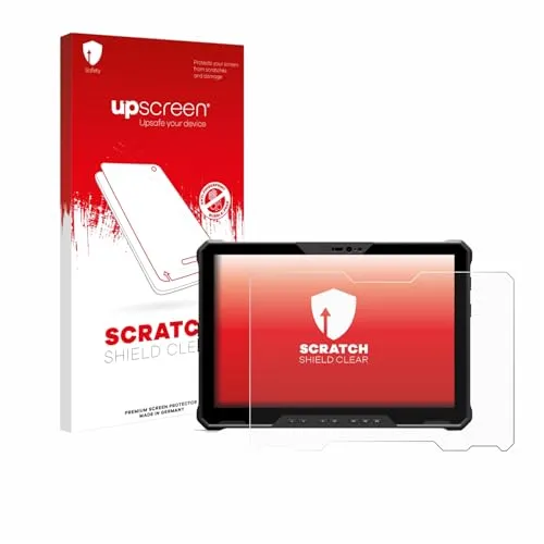 upscreen Schutzfolie für Dell Latitude 7230 Rugged Extreme – Made in Germany, Kristall-klar, Kratzschutz, Anti-Fingerprint