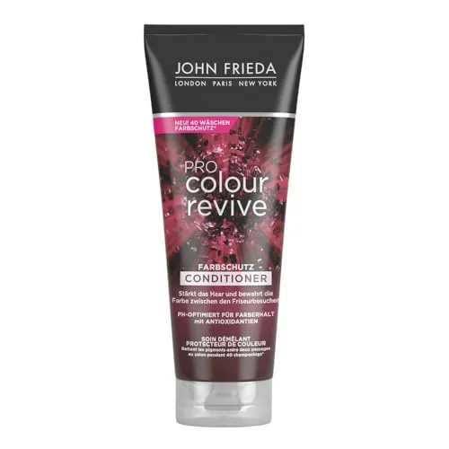 John Frieda PRO Colour Revive Farbschutz-Conditioner - Inhalt: 250 ml - PH-optimiert für Farberhalt - Stärkt das Haar - Bewahrt die Farbe zwischen den Friseurbesuchen