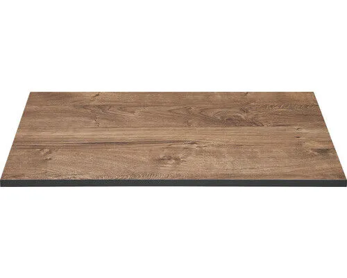 Pelipal Waschtischplatte 374 Eiche Ribbeck 73 x 44,5 cm in schwarz von Pelipal