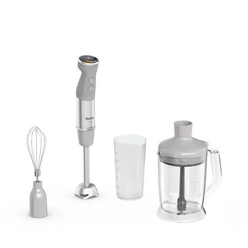 Tefal Stabmixer HB67MB Quickchef+ 3-in-1 XL in grau von Tefal