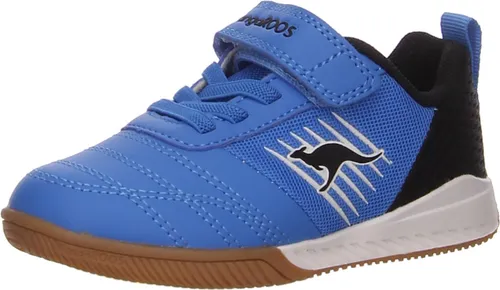 KangaROOS K5-super Court Ev Sneaker für Kinder - Hochwertiger Hallen-Turnschuh mit rutschfester Sohle und WMS-System für optimalen Sitz. Ideal für alle Sportarten und hinterlässt keine Spuren auf Hallenfußböden.