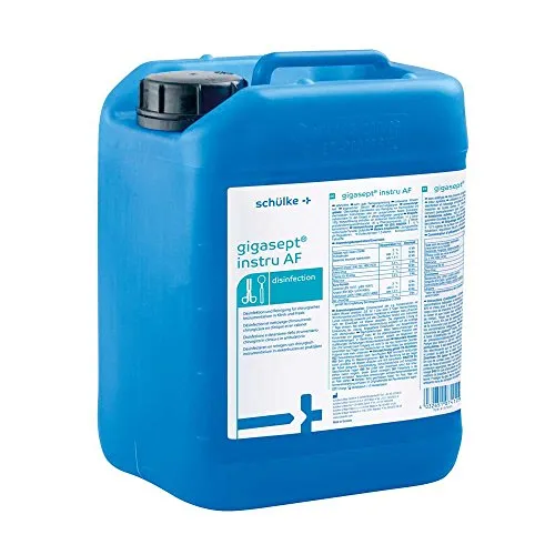 Schülke gigasept® instru AF Instrumentendesinfektion, 5 L - Effektive Instrumentendesinfektion ohne Aldehyde, ideal für die zuverlässige Reinigung von medizinischen Geräten. 5 L Konzentrat für den professionellen Einsatz.