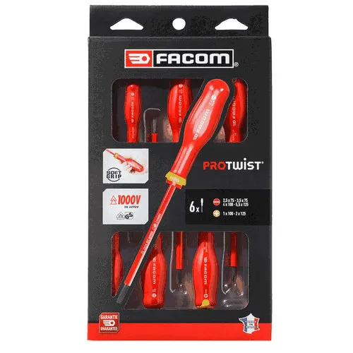 PROTWIST Schraubendreher-Set 6-teilig 1000V von Facom