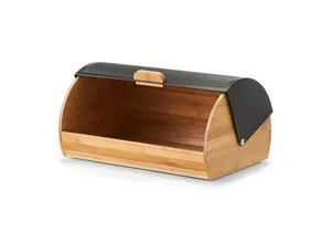 Zeller Present Brotkasten (25365) - stilvoller Brotkasten für frisches Brot, modernes Design und praktische Aufbewahrung