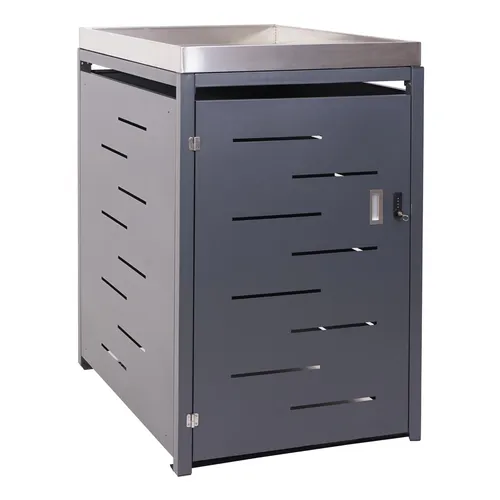 XL Mülltonnenverkleidung HWC-H40 von Mendler