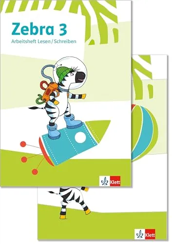 Zebra 3: Paket für Klasse 3 - Lesen/Schreiben & Sprache - Inklusive Arbeitsheft Lesen/Schreiben und interaktiven Übungen mit Videos für Klasse 3. Ideal zur Förderung der Sprachkompetenz und Lesefähigkeiten.