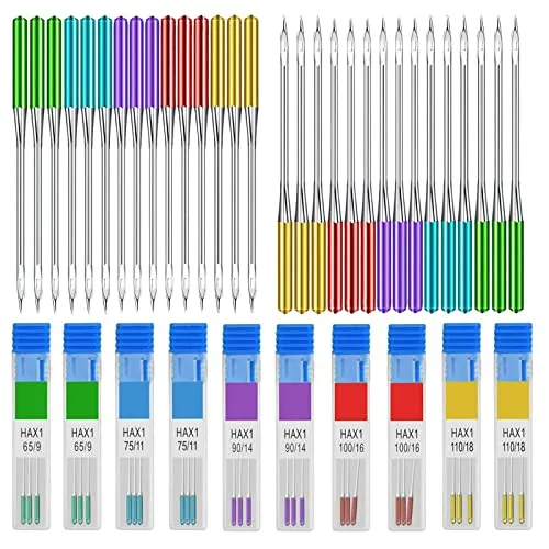 Stück Nähmaschinen Nadeln Universal Nähen Maschine Nadel Set Maschinennadeln für Wirkwaren Jean Gewebte Leder Stoffe 5 Farben 30