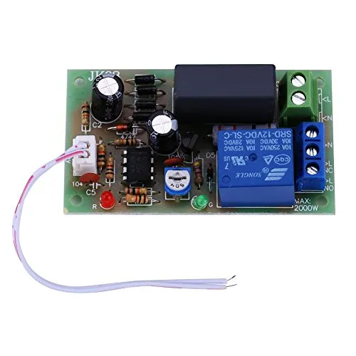 AC 220V Timer-Verzögerungsschaltermodul, einstellbarer Timer für Eingangs-/Ausgangsauslöser 1 Sek. Bis 5 Minuten Verzögerungsschaltermodul Ausschaltkarte (1Sec~ 5Min.)