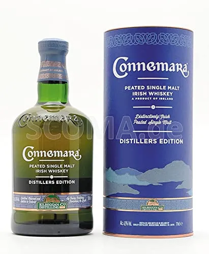 Connemara Distillers Edition Single Malt Irish Whiskey 0,7 Liter - Irischer Single Malt Whisky mit rauchigem Aroma, perfekt für Kenner und Liebhaber von besonderen Genüssen.