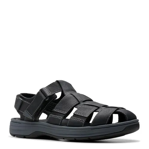 Clarks Herren Saltway Cove Sandale, Dark Brown Lea, 44 EU - Herren-Sandalen von Clarks, in Dunkelbraun, ideal für den Sommer und besonders bequem dank der hochwertigen Verarbeitung.