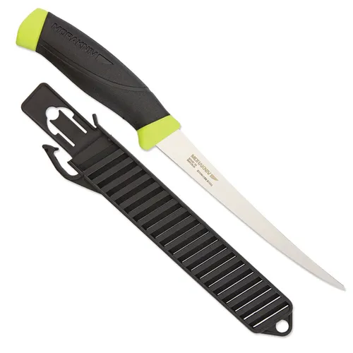 Morakniv Fishing Comfort Fillet 155 Angelmesser - Hochwertiges Filetiermesser aus rostfreiem Sandvik-Stahl, ideal für präzises Filetieren von Fisch, perfekt für Angler und Outdoor-Enthusiasten.
