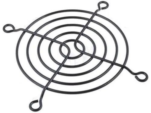 Lüftergitter 70x70 mm schwarz 70mm Lüfter Gitter