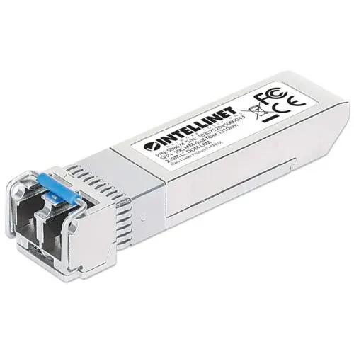 INTELLINET Mini-GBIC 10GBase-LRM LC Multimode 220m - Switch-Module für hohe Übertragungsraten, ideal für Netzwerk-Upgrades mit einer Reichweite von bis zu 220m.