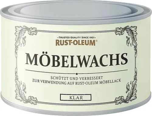 Rust-Oleum Kreidefarbe Möbelwachs 125 ml klar