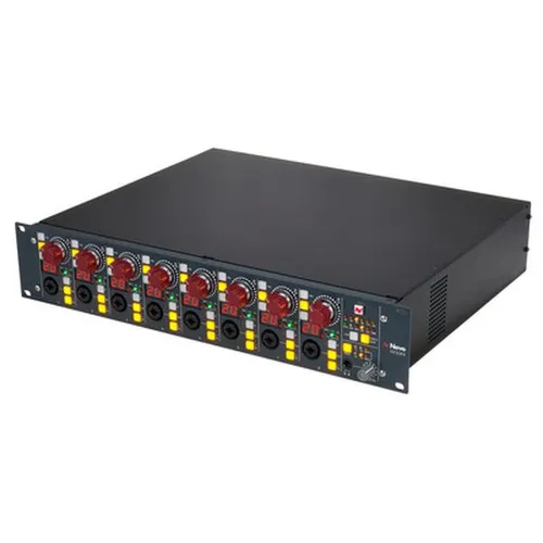 Neve 1073OPX B-Stock - 8-Kanal Mikrofonvorverstärker - Vorverstärker mit 8 Kanälen, ADAT/USB, ideal für professionelle Studios; bietet umfassende Kontrolle über alle Parameter und hohe Flexibilität mit digitalen und analogen Anschlüssen.