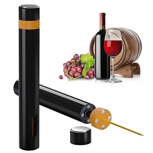 Mini-Weinöffner | Tragbare Tasche Luftdruckpumpe Weinflaschenöffner | Montagedesign Korkenzieher 7S schnelle Flaschenöffnung | für Zuhause, Restaurant, Party, Weinliebhaber