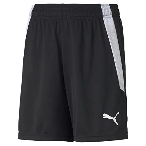 PUMA Unisex Kinder Teamliga Jr Shorts, Puma Black-puma White, 152 EU