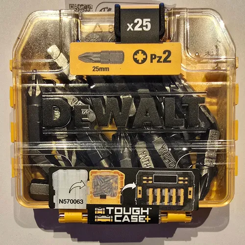 DeWalt Bitbox 25x PZ 2 Bits, High Performance, DT71521-QZ  im Mini Tough Case